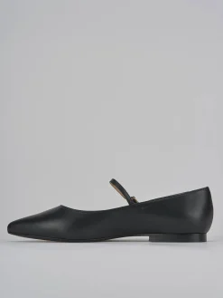 Ballerine tacco 1cm pelle nero