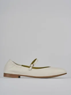 Ballerine tacco 1cm pelle beige