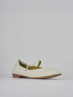 Ballerine tacco 1cm pelle beige