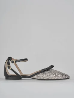 Ballerine tacco 1cm pelle nero