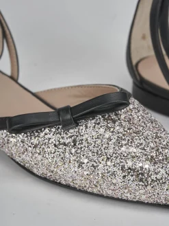 Ballerine tacco 1cm pelle nero