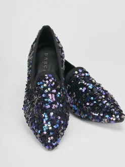 Ballerine tacco 1cm pelle multicolor