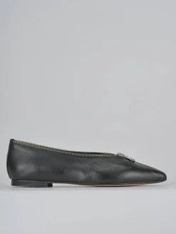 Ballerine tacco 1cm pelle nero