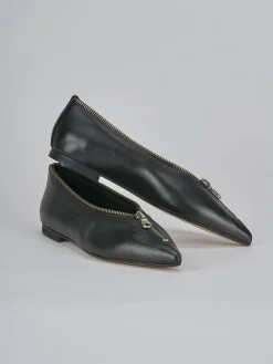 Ballerine tacco 1cm pelle nero