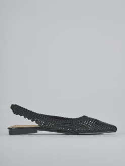 Ballerine tacco 1cm pelle nero