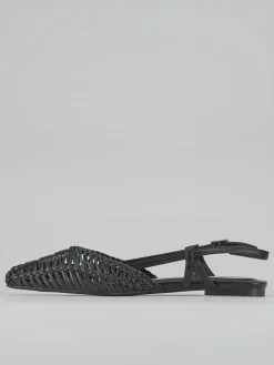 Ballerine tacco 1cm pelle nero