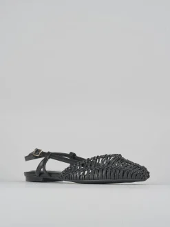 Ballerine tacco 1cm pelle nero