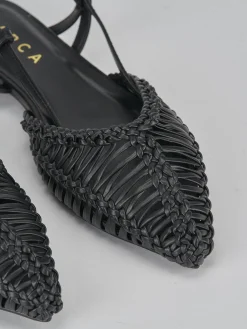 Ballerine tacco 1cm pelle nero