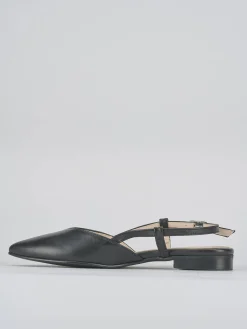 Ballerine tacco 1cm pelle nero