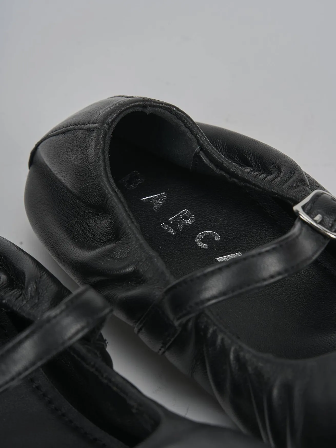 Ballerine tacco 1cm pelle nero
