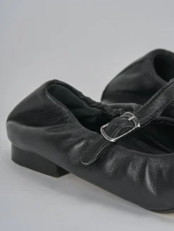 Ballerine tacco 1cm pelle nero