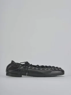 Ballerine tacco 1cm pelle nero