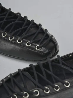 Ballerine tacco 1cm pelle nero