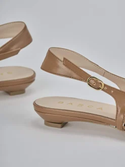 Ballerine tacco 2cm pelle testa