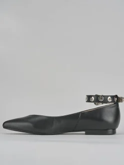 Ballerine tacco 1cm pelle nero