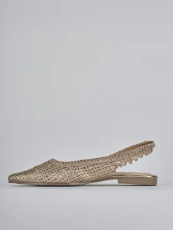 Ballerine tacco 1cm pelle rosa