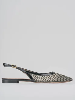 Ballerine tacco 1cm pelle nero