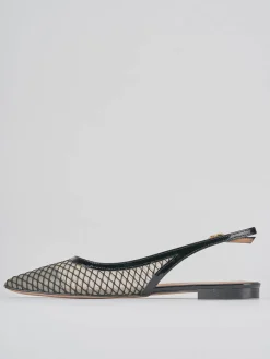 Ballerine tacco 1cm pelle nero