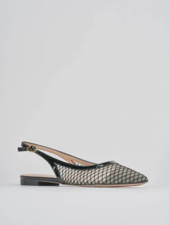 Ballerine tacco 1cm pelle nero