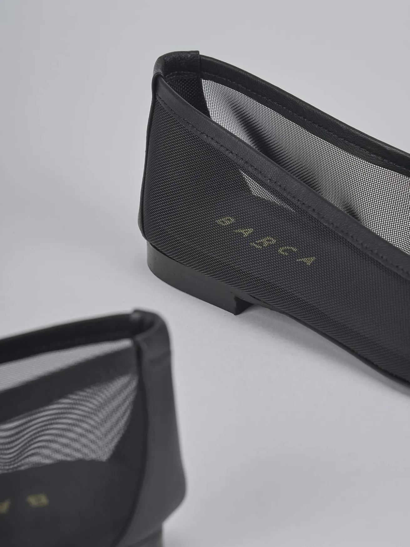 Ballerine tacco 1cm pelle nero