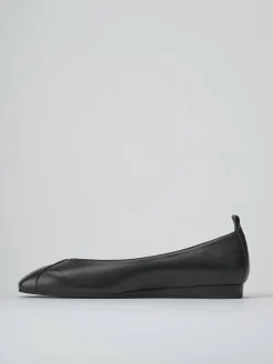 Ballerine tacco 1cm pelle nero