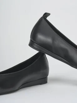 Ballerine tacco 1cm pelle nero