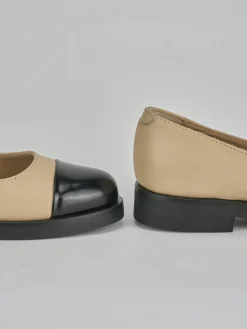 Ballerine tacco 2cm pelle nero