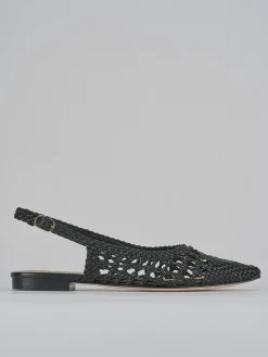 Ballerine tacco 1cm pelle nero