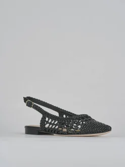 Ballerine tacco 1cm pelle nero