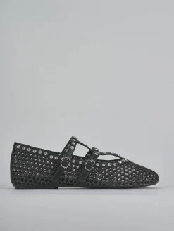 Ballerine tacco 1cm pelle nero