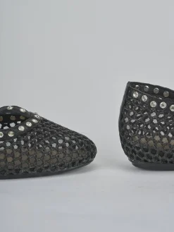 Ballerine tacco 1cm pelle nero