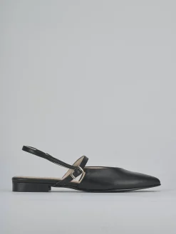 Ballerine tacco 1cm pelle nero