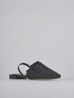 Ballerine tacco 1cm pelle nero