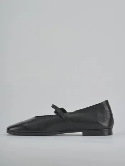 Ballerine tacco 1cm pelle nero
