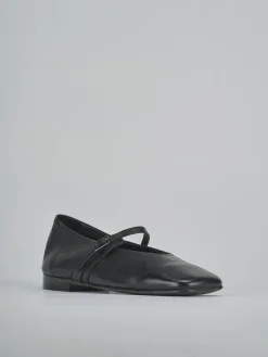 Ballerine tacco 1cm pelle nero