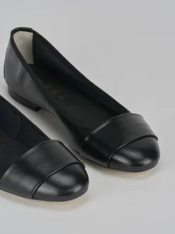 Ballerine tacco 1cm pelle nero