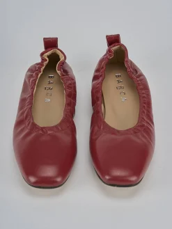 Ballerine tacco 1cm pelle rosso