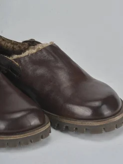 Ballerine tacco 1cm pelle testa