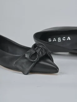 Ballerine tacco 1cm pelle nero