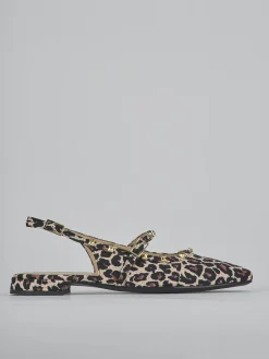 Ballerine tacco 1cm pelle multicolor