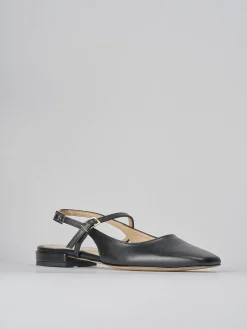 Ballerine tacco 1cm pelle nero
