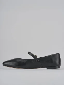Ballerine tacco 1cm pelle nero