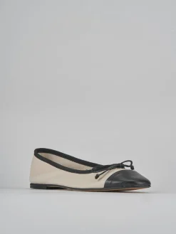 Ballerine tacco 1cm pelle beige