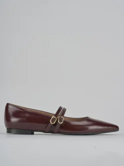 Ballerine tacco 1cm pelle bordo'