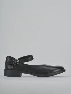 Ballerine tacco 2cm pelle nero