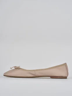 Ballerine tacco 1cm pelle rosa