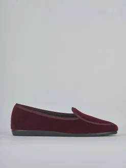 Ballerine tacco 1cm velluto bordo'