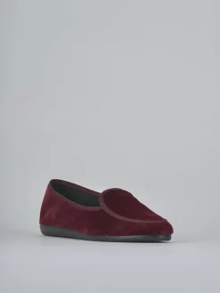 Ballerine tacco 1cm velluto bordo'