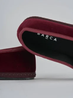 Ballerine tacco 1cm velluto bordo'