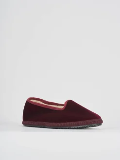 Ballerine tacco 1cm velluto bordo'